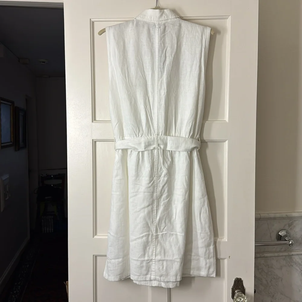 J.Crew Zip-front linen-blend dress CA422
